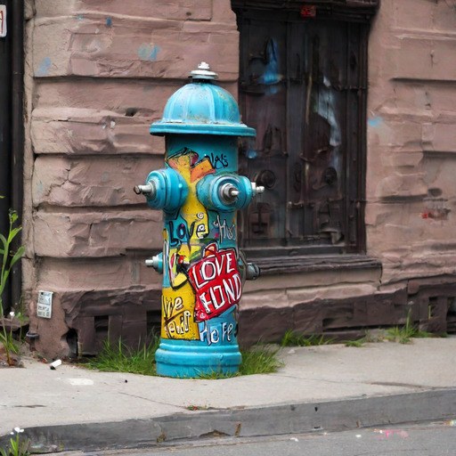 SDXL fire hydrant image quantized with Chameleon at W4A8
